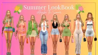 SUMMER LOOKBOOK Part 2  CC FOLDER! &hearts; | Sims 4 CC Clothes | Sims 4 CC | Sims 4 Clothes
