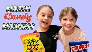March Madness🍬Candy Bracket! With Ashlyn 🏆 #march #madness #candy #fun #funny #challenge