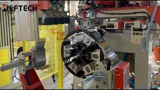 Tire bead winding line