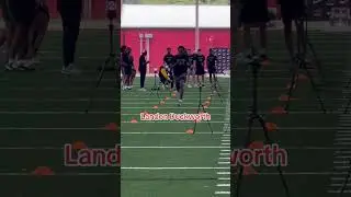 Landon Duckworth 40 yard dash #Elite11 #recruiting