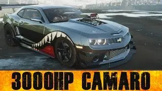 3000HP CAMARO  || Drag Spec Customization & Tests || The Crew: Wild Run BETA