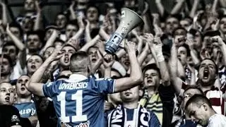 Lech Poznań - Wisła Kraków (25.04.2014): doping kiboli Lecha