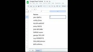 Fix Capitalization in Seconds with This Simple Google Sheets Trick!Google Sheet Functions