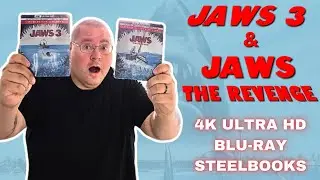 Jaws 3 & Jaws The Revenge 4K Steelbooks - First Look!