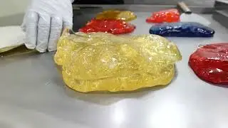 Fabricação de doces artesanais delicados. Uma delícia! - Fábrica de doces Coreana