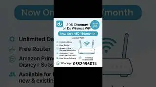 du Home WiFi Wireless Internet for Shops and Warehouses in Dubai UAE #5g_internet #homewifi