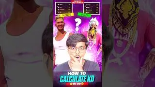 How To Calculate KD Ratio In Cs😲Days Of Becoming Noob To Pro🔥#shorts