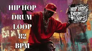 Hip Hop Drum Loop 82 BPM | Chill Lo-Fi Vibe | Royalty Free Drum Track