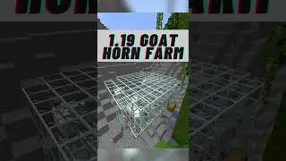 Automatic Goat Horn Farm Tutorial [Java 1.19] #shorts