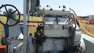 Gleniffer DB2 marine diesel at South Moulton Vintage Show 4 June 2023