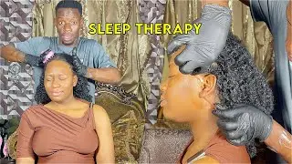 ASMR💫 Aggressive Head , Neck ,Back , shoulder and Ear Massage for Deep Sleep and Relaxation Tonight