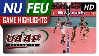 NU vs. FEU - March 19, 2016 | Game Highlights | UAAP 78 WV