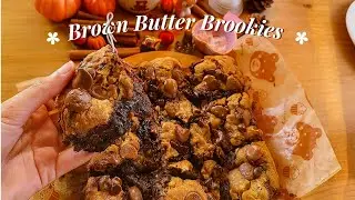The Best Brown Butter Brookies 🍫 Soft, Fudgy & Gooey