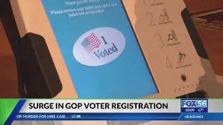 Surge in GOP voter registration