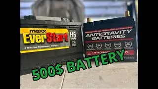 Light  Weight Battery VS Stock (Antigravity)