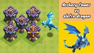 Every level Archer tower base formation vs super troops attack experiment video||clash of clans||&bull;