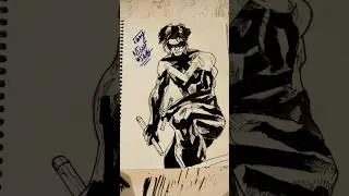 Nightwing 🖤 #comicart #comic #dc #nightwing #jimlee.. like, share, comment and subscribe 🖤