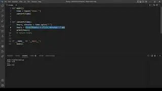 Meal Time -Problem Set 1 (CS50's Introduction to Programming with Python)