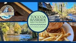 Scenic autumn visit to Toccoa Riverside Restaurant in Blue Ridge, Georgia