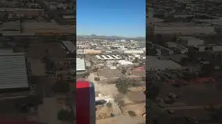 Landing in Phoenix airport