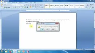 Office button features in Microsoft Office Word 2007