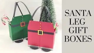 Tutorial | Mini Santa & Elf Leg Gift Boxes | Adorable Scoreboard Project!