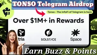 Tonso AI в Telegram подтвердил аирдроп, как и Kaito. Не пропустите полное руководство.
