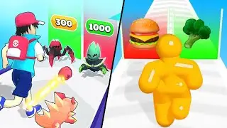 Monster Pocket Run Building | Tall Man Run / All Level Gameplay: Android,iOS