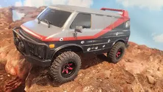 QUICK CRAWL SESSION:B.A. BARAKUS IS BACK!CR18P EVO ROCK VAN V1 #cr18p #hobbyplus #injora 