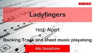 Ladyfingers : Herb Alpert : Alto Sax Playalong Backing Track