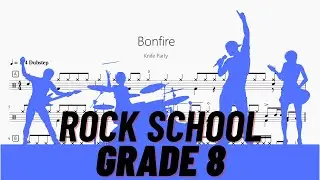 Bonfire【Rock school Drum Lv8】