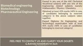 ENGINEERING  Direct Admission through Management or NRI Quota