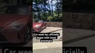 Lexus prototype to kick off car week!