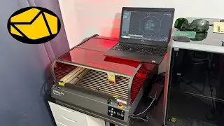 Creality Falcon 2 Pro 22W: Pruebas de Corte y Grabado + C&oacute;digo G con Fusion 360