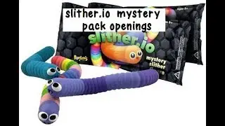SLITHER.IO BENDABLE MYSTERY FIGURES OPENING & RARE PLUSH