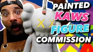 CUSTOM PAINTED KAWS FIGURE COMMISSION