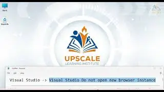 Visual Studio Do not open new browser instance