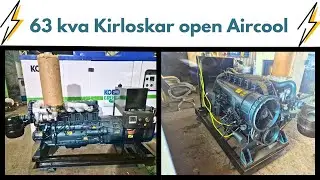 63 KVA Kirloskar Open Air cooled DG Set  #dieselgenerators #kirloskar #generatorset