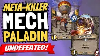 META-KILLER MECH PALADIN!! Destroying Face Hunter & More! | Descent of Dragons | Hearthstone