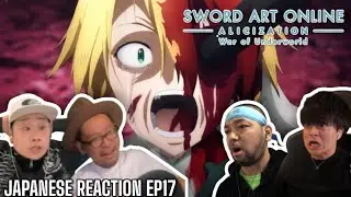 Sword Art Online Alicization War of Underworld Episode 17 Japanese Reaction