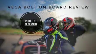 Vega Bolt Bunny Honest Review : Wind test at 80kmph : Best DOT helmet you can get under ₹2000/-