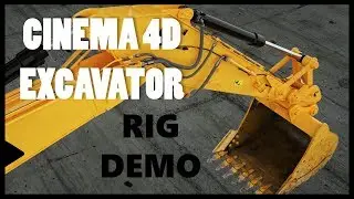 Cinema 4D Excavator Rig Demo
