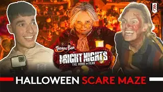 Fulham GKs Take On STITCHES SCARE MAZE at Thorpe Park! 🤡