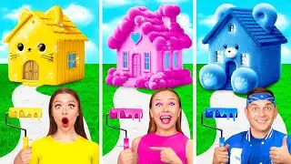 Домики Одного Цвета Челлендж | Смешные Челленджи от GoFun Challenge
