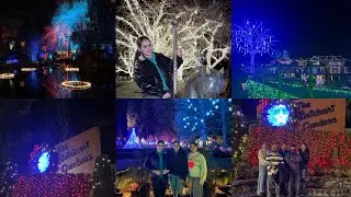 Butchart Gardens at Night ✨ | A Magical Night Light Experience 🌸🌙 #vlog #minivlog #explorevictoria 