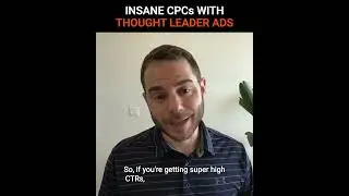Get Insane CPCs with LinkedIn's New Thought Leader Ads #cro