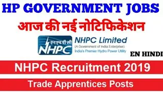 HP GOVT JOBS 2019 | LATEST NOTIFICATION | EN HINDI | DLS HP NEWS|