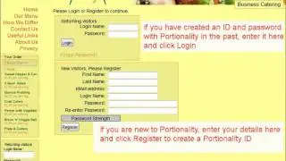 Portionality - Step by Step Ordering Instructions
