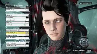 Warframe male operator fashion ,  tenno face . After the new war
