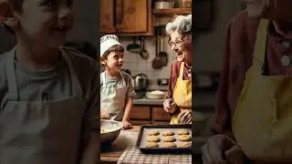 Grandma's Magic Touch #GrandmaMagic #cookies #Kitchen #kids #Family #CookingWithGrandma #story